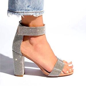 JEFFREY CAMPBELL Lindsay Crystal
Rhinestone Heels